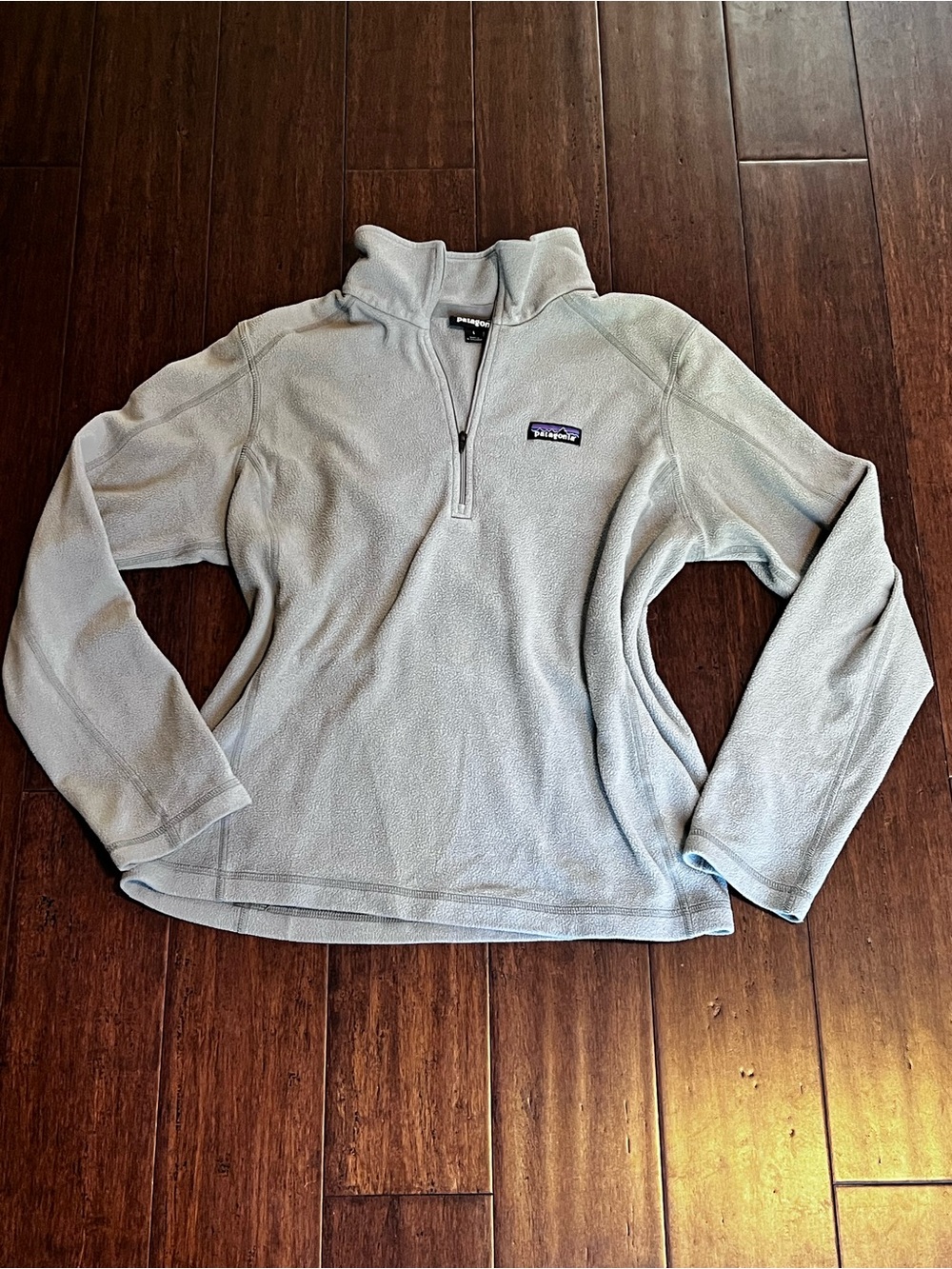 Patagonia Gray Half-Zip Fleece Pullover - Women's